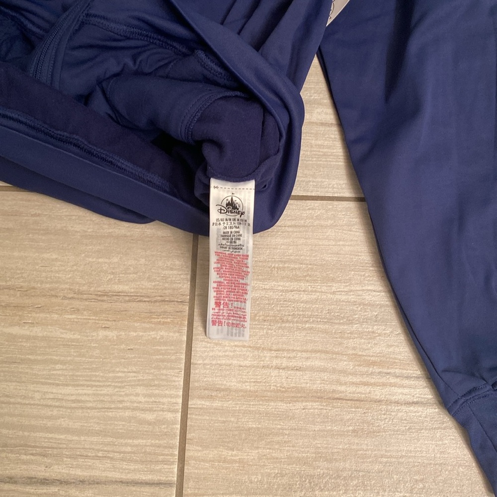 NWT Hard to Find Disney Parks 50th Anniversary navy full zip sweat jacket medium - Picture 6 of 9